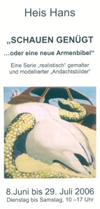 Schauen genügt oder Eine Neue Armenbibel